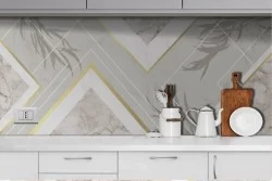 Marble Leaves Design Wallpaper-0240