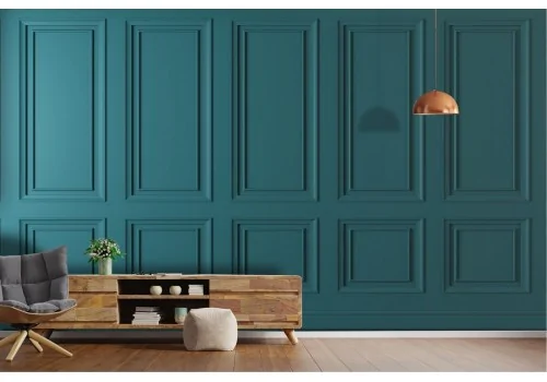 Blue vintage refined design wallpaper paneling-0244 2