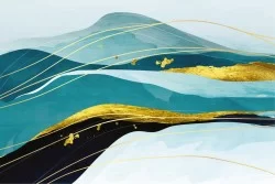 Carta da Parati Design e Stili Astratta Luxury Moderna