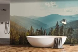 Carta da Parati foresta montagne natura-0253