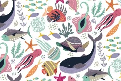 Children's Wallpaper Animals Birds