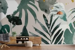 Tropical Leaves Nature Wallpaper