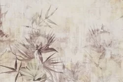 Carta da Parati Design e Stili Flora e Fauna Fiori Natura Vintage