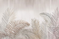 Wallpaper Design and Styles Flora and Fauna Tropical Nature Leaves