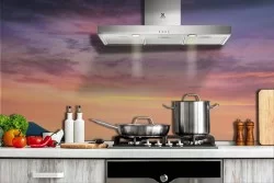 Carta da Parati tramonto rosa montagne paesaggio-0272