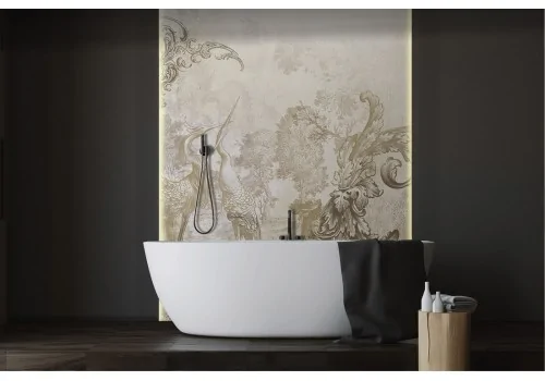 Animal vintage decorations wallpaper on plaster-0277 2