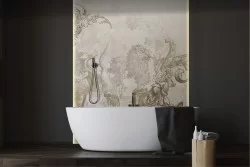 Animal vintage decorations wallpaper on plaster-0277