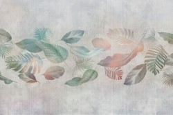 Carta da Parati Superfici e Texture Flora e Fauna Design e Stili Cemento Foglie Natura