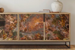 Carta da Parati dipinto religioso 3D vintage-0284