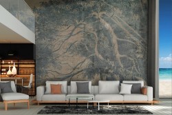 Vintage Nature Trees Wallpaper