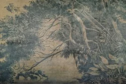 Carta da Parati Design e Stili Flora e Fauna Alberi Natura Vintage