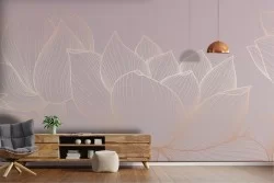 Carta da Parati Fiori Natura Orientale zen