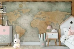 Wallpaper world map ancient map