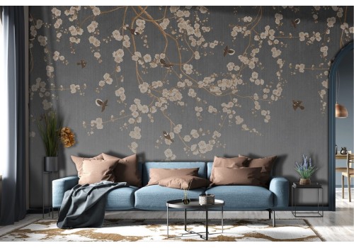 Carta da Parati ciliegio natura raffinata-0307