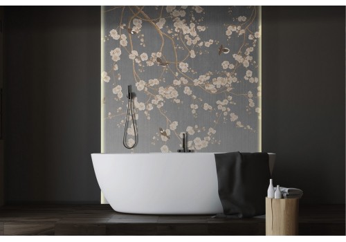 Carta da Parati ciliegio natura raffinata-0307 2