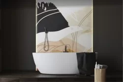 Carta da Parati decorazione astratta natura-0310