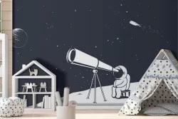 Astronaut Space Kids Wallpaper-0311