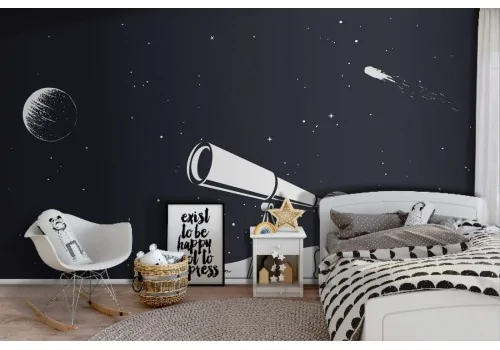 Carta da Parati astronauta spazio bambini-0311 2