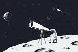 Children's Wallpaper Space and Planets