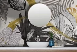 Tropical Nature Leaves Wallpaper