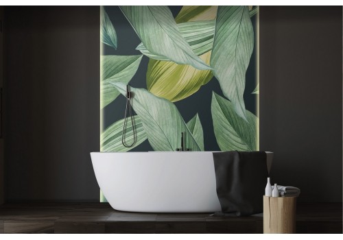 Carta da Parati foglie verdi-0314