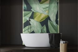 Carta da Parati foglie verdi-0314