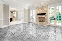 Carta da Parati decorazione geometrica rombi