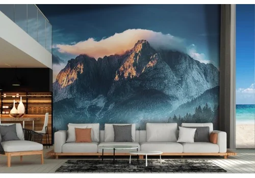 Mountain wallpaper with forest landscape-0319 2