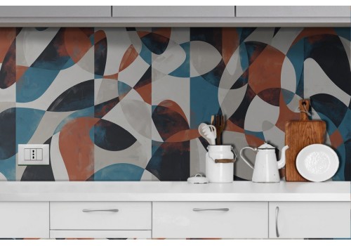 Geometric Wallpaper Painting-0322 2