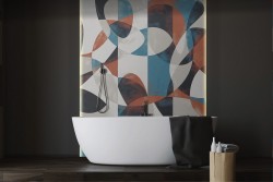 Geometric Wallpaper Painting-0322