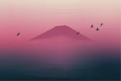 Carta da Parati Design e Stili Paesaggi e Natura Moderna Montagna Natura