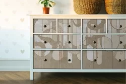 Carta da Parati Geometrica Vintage