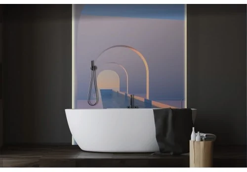 Carta da Parati architettura 3D moderna-0331