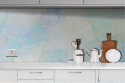 Blue Abstract Wallpaper Decoration-0336