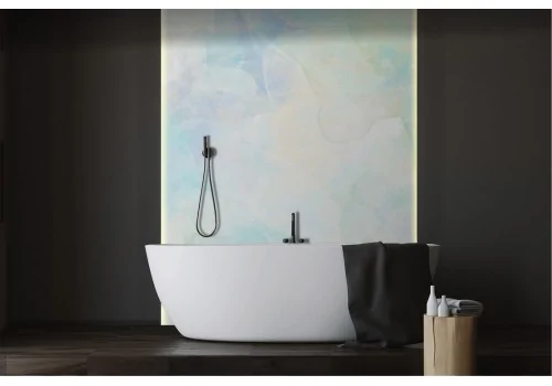 Abstract blue wallpaper decoration-0336