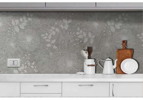 Carta da Parati fiori stilizzati natura vintage raffinata-0347 2