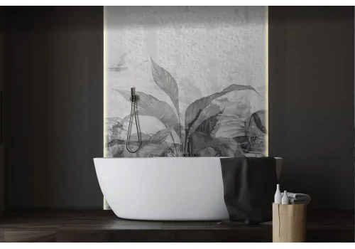 Wallpaper nature leaves vintage design-0363