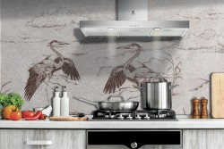 Tropical Animals Wallpaper Vintage Nature Design-0366