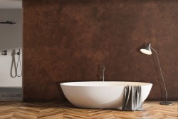 Wallpaper Brown Concrete Surface-0368