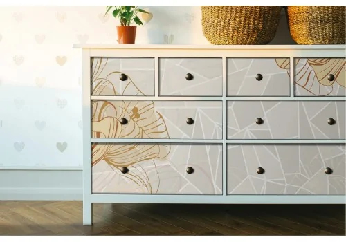 Wallpaper Flowers refined vintage design-0369