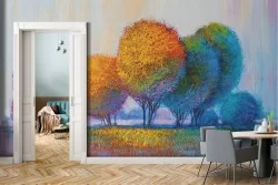 Wallpaper Paintings and Watercolors Forests and Trees Nature