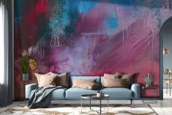 Carta da Parati Superfici e Texture Design e Stili Astratta Moderna Intonaco