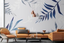 Tropical Leaves Nature Stylized Wallpaper-0110