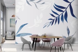 Tropical Leaves Nature Stylized Wallpaper-0110