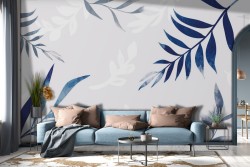 Tropical Leaves Nature Stylized Wallpaper-0110