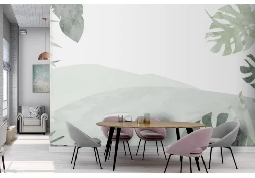 Carta da Parati Foglie Tropicale Natura 2