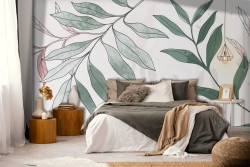 Carta da Parati foglie natura-0146