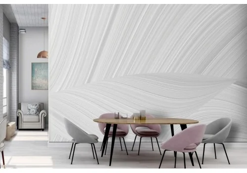 Abstract white and gray wave Wallpaper-0148 2