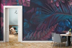 Modern Tropical Leaves Wallpaper