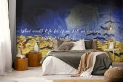 Artistic nature painted phrase wallpaper-0197